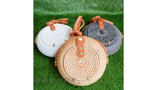 Wholesale Bali Rattan Bags Round Ball Design  Handwoven Best Quality  Unique